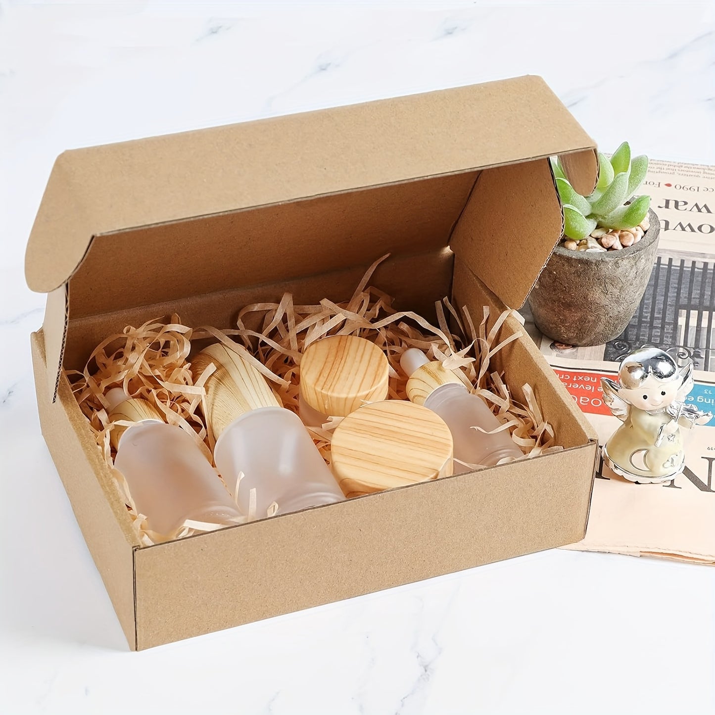 100pcs small corrugated mailing boxes, measuring 18x6x6in, suitable for paper packaging for commercial packaging