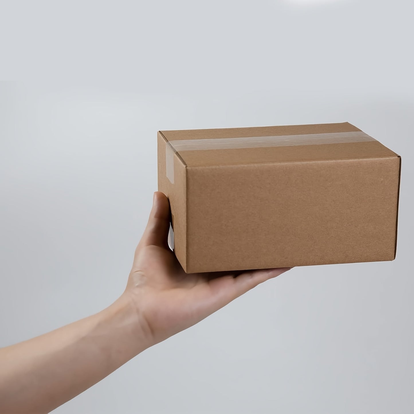 100pcs Corrugated Cardboard Mailer Shipping Boxes, 8x6x4 Inch Durable Brown Corrugated Box Mailers, for Small Business Packaging, Mailing, Literature, Craft, Festival Gift
